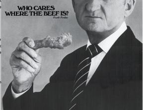 Perdue - "Who cares where the beef is?"<br />photo credit: theartofeinstein.typepad.com