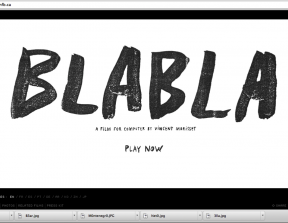 BlaBla - a film for computer<br />