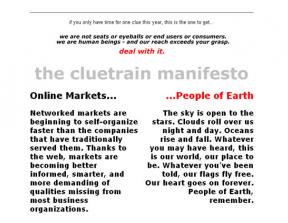 The Cluetrain Manifesto<br />