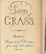 Leaves of Grass<br />photo credit: Wikipedia